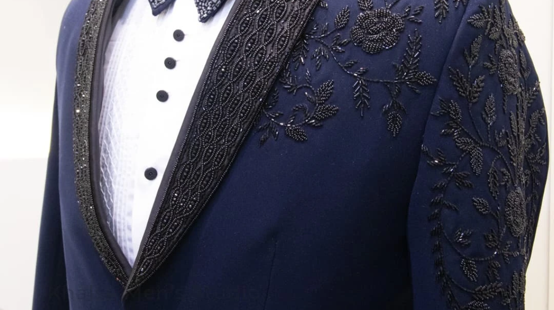 Khalsa Men's Studio - Embroidered Tuxedo 2