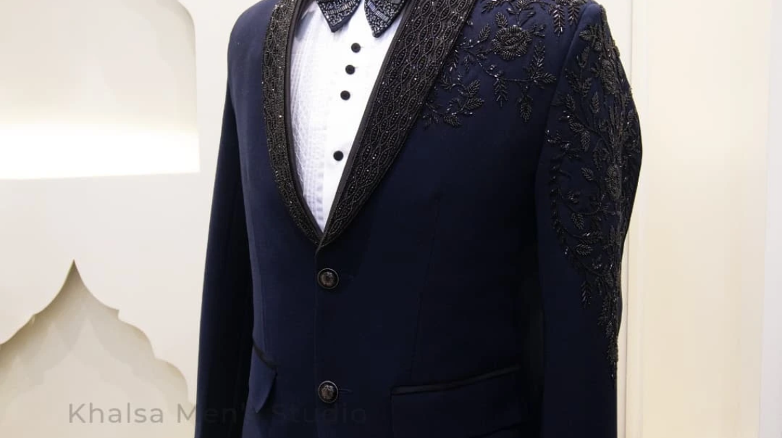 Khalsa Men's Studio - Embroidered Tuxedo 3